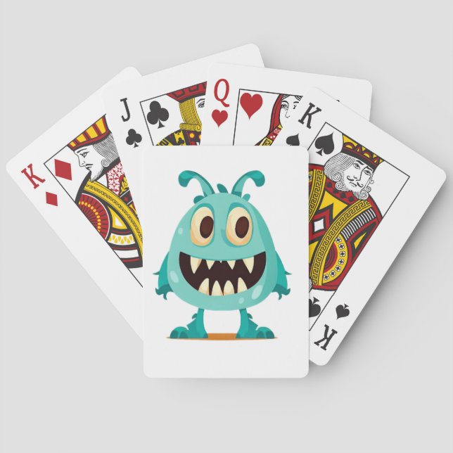 Jeu De Cartes Halloween/Monster/dessin animé (dos)