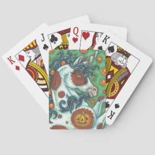 JEU DE CARTES HALLOWEEN MUSTANG WILD UNICORN CHEVAL CARTES DE JE