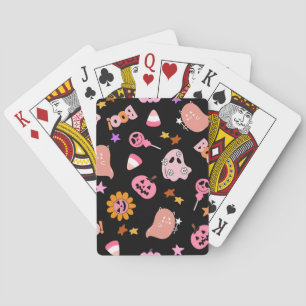 Jeu De Cartes Halloween rose
