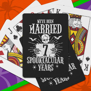 Jeu De Cartes Halloween Spooktacular 7ème anniversaire Mariage