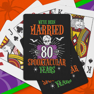 Jeu De Cartes Halloween Spooktacular 80ème anniversaire Mariage