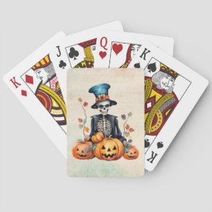 Jeu De Cartes Halloween Squelette Classique Jouer Cartes