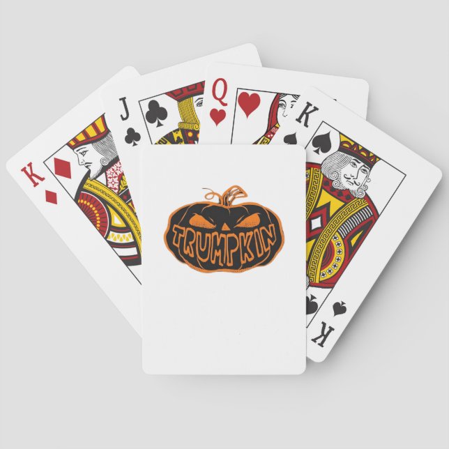 Jeu De Cartes Halloween Trumpkin (dos)