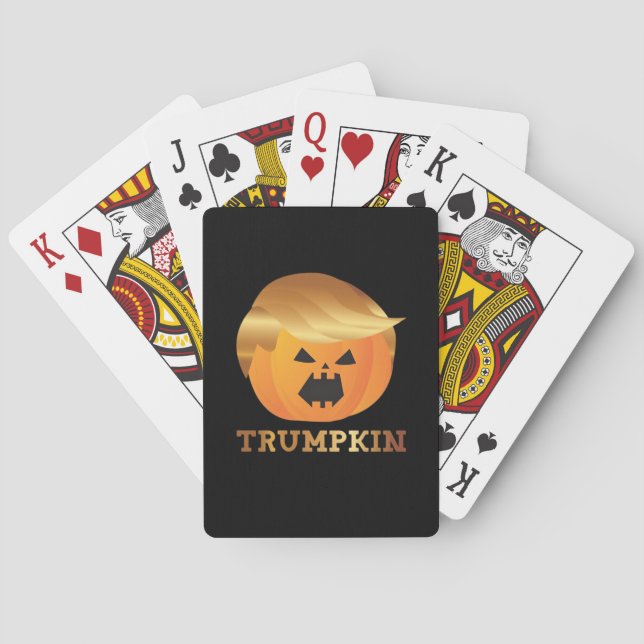 Jeu De Cartes Halloween Trumpkin (dos)