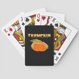 Jeu De Cartes Halloween Trumpkin Donald Funny Citrouille faire H