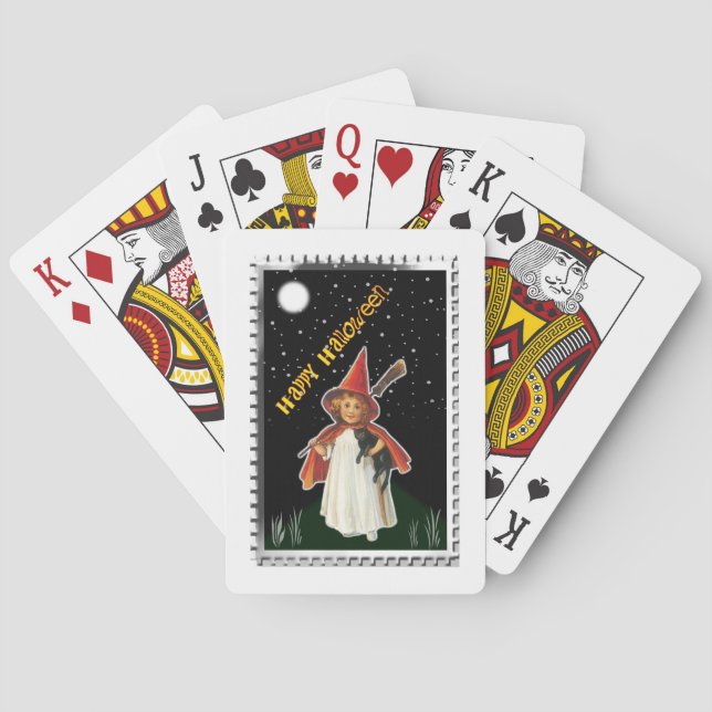 Jeu De Cartes Halloween Vintage  (dos)