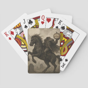 Jeu De Cartes Halloween vintage/gothique sans tête/automne
