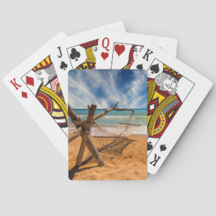 Jeu De Cartes Hamac sur une station balnéaire tropicale