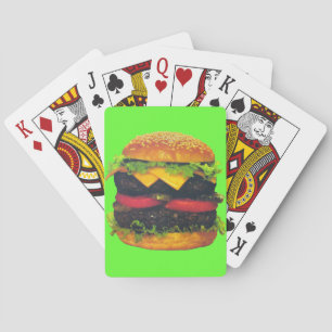 Jeu De Cartes Hamburger de luxe double au fromage