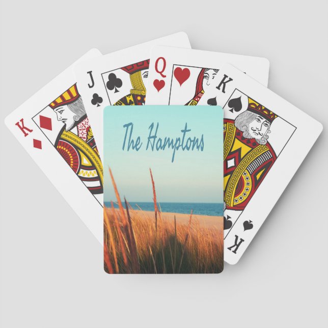 Jeu De Cartes Hamptons Beach Long Island New York (dos)