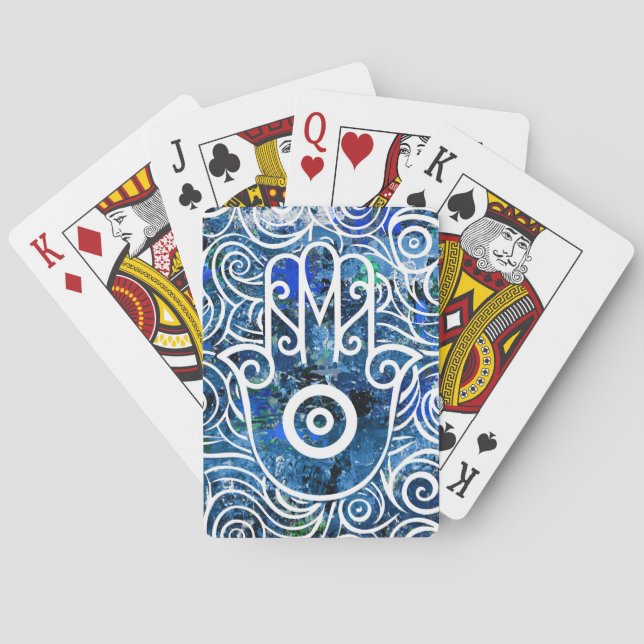 Jeu De Cartes Hamsa Swirls (dos)