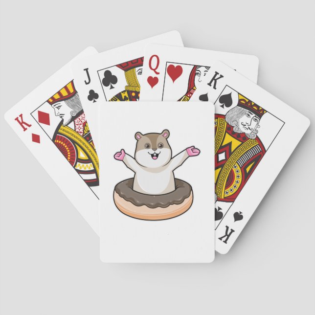 Jeu De Cartes Hamster avec de l'âne au chocolat (dos)