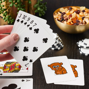 Jeu De Cartes Hamster de caricature mignon