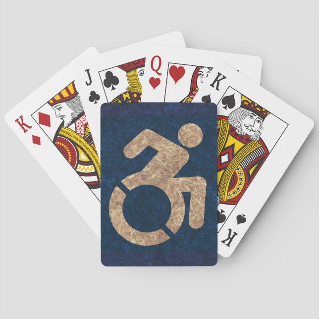 Jeu De Cartes Handicap Texté (dos)