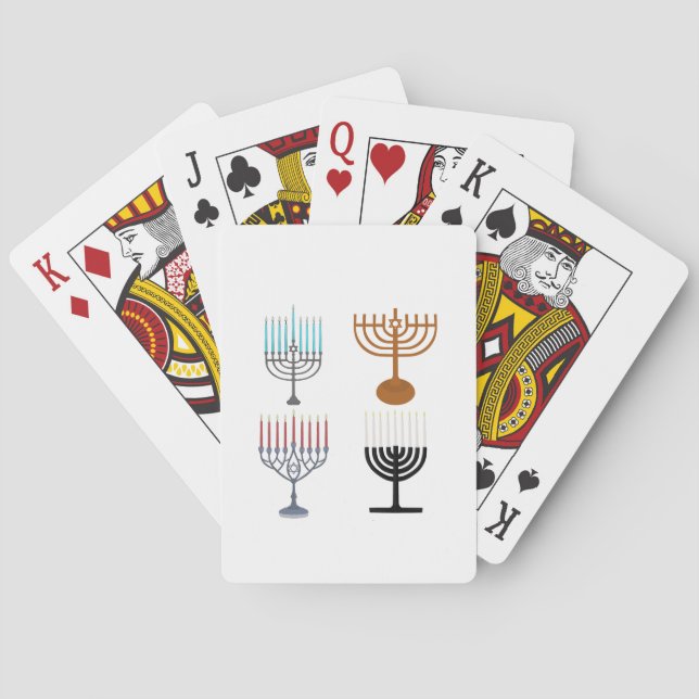 Jeu De Cartes Hanoukka judaïsme religion juive (dos)