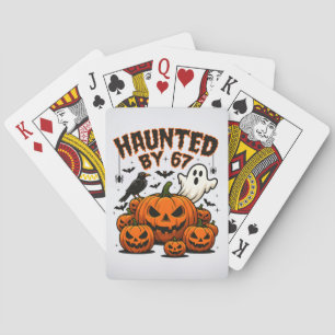 Jeu De Cartes Hanté par 67 Drôle de Fantôme et Citrouille Hallow