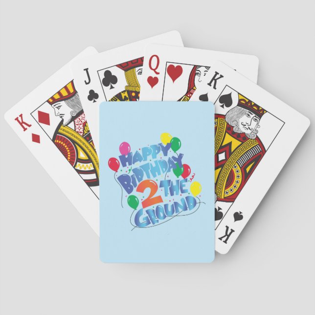 Jeu De Cartes Happy Birthday (dos)