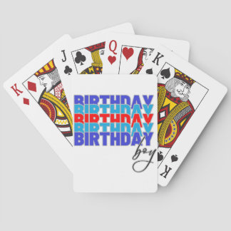 Jeu De Cartes Happy birthday boy. Celebrating your birthday...