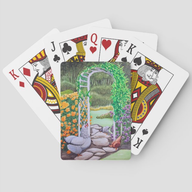 Jeu De Cartes Happy Chicken Garden  (dos)