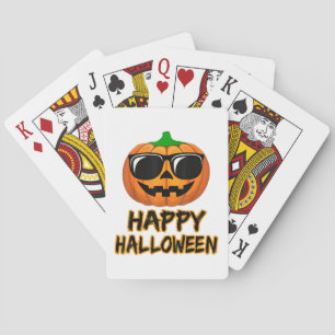 Jeu De Cartes Happy Costume Halloween Drôle Citrouille Hommes Fe