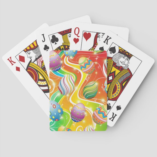 Jeu De Cartes Happy Easter Eggs Festive Pattern (dos)