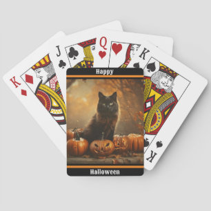 Jeu De Cartes Happy Halloween Black Cat Collection