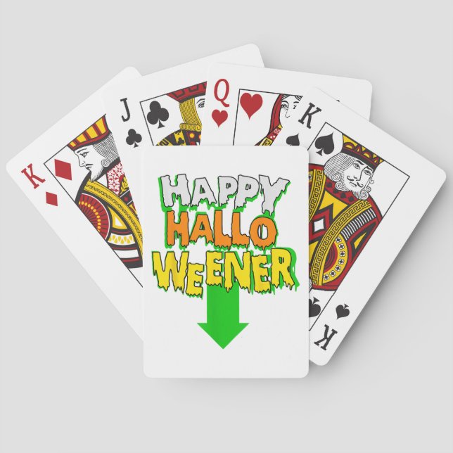 Jeu De Cartes Happy Halloweener drôle Halloween (dos)