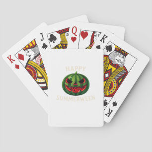 Jeu De Cartes Happy Summerween Watermelon Jack O’ Lantern - Funn