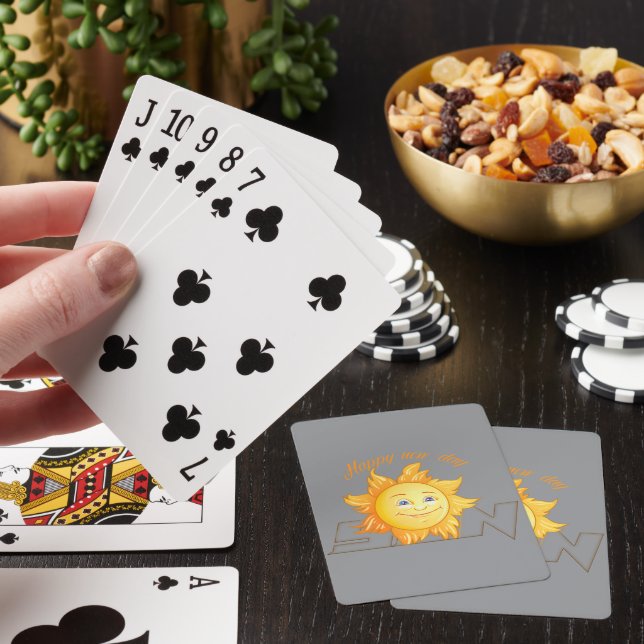 Jeu De Cartes Happy Sun (In Situ)
