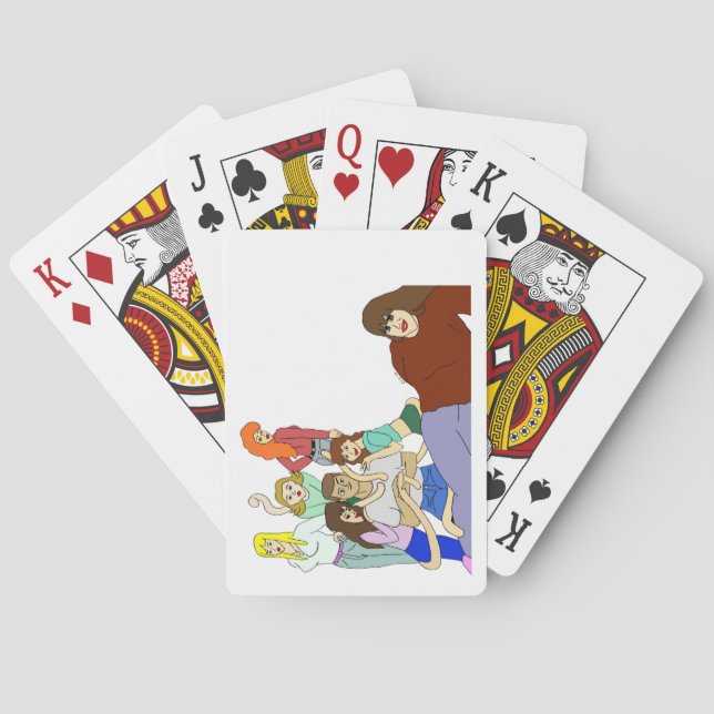 Jeu De Cartes Harem de queue  (dos)