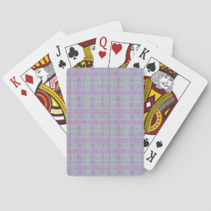 Jeu De Cartes Harmonie carreautée lavande