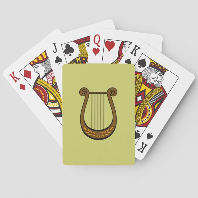 Jeu De Cartes Harpe irlandaise (dos)
