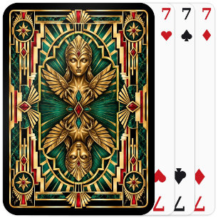 Jeu De Cartes Harpie, Art Déco Mythique