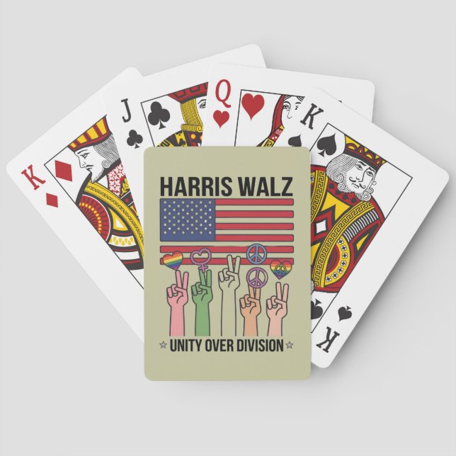 Jeu De Cartes Harris Waltz 2024 Unité sur division (dos)