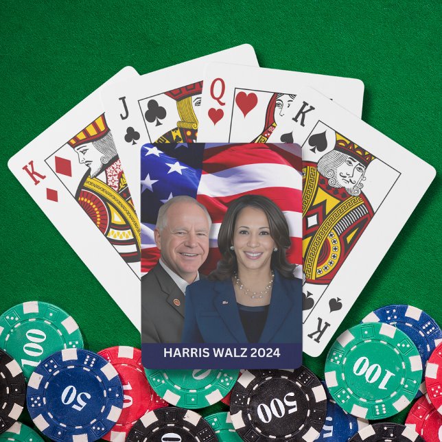 Jeu De Cartes Harris Waltz Photo 2024 - Kamala Harris Tim Waltz (Créateur téléchargé)