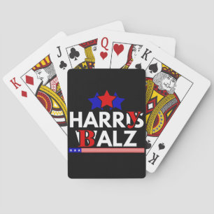 Jeu De Cartes Harris Walz 24 Harry Balz 2024 Meme Democratics