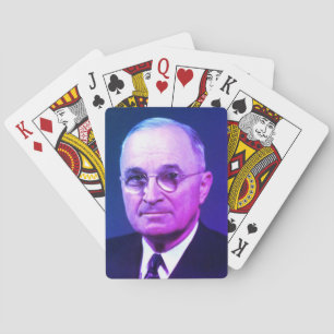 Jeu De Cartes Harry S. Truman, président américain et démocrate 