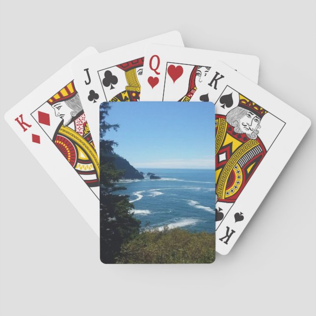 Jeu De Cartes Hart's Cove, côte de l'Oregon (dos)