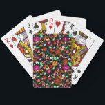 Jeu De Cartes Haut<br><div class="desc">Jolie texture florale colorée vintage</div>