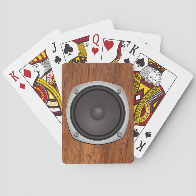 Jeu De Cartes Haut-parleur Faux (dos)