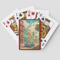 Havana Cuba Illustration Voyage Art Vintage