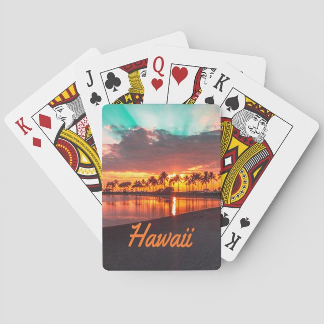 Jeu De Cartes Hawaii Beach Hawaii Îles Hawaii (dos)