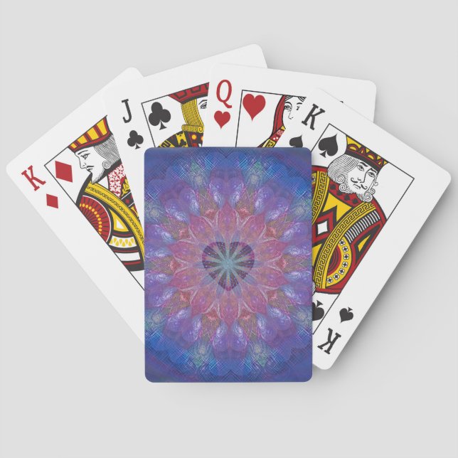 Jeu De Cartes Heart Mandala (dos)