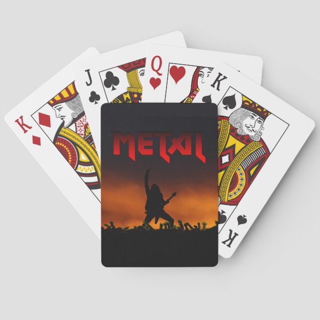 Jeu De Cartes Heavy Metal Playing Cards (dos)