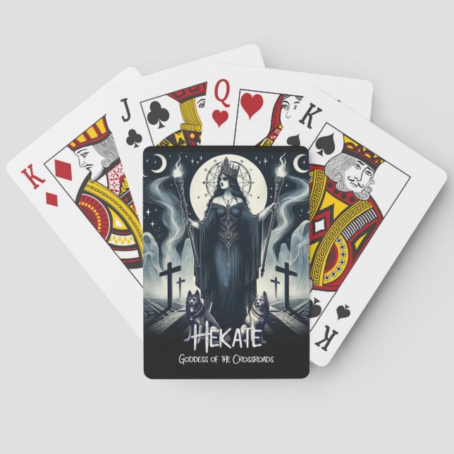 Jeu De Cartes Hécate Déesse des Esprits Fantômes des Carrefours (dos)
