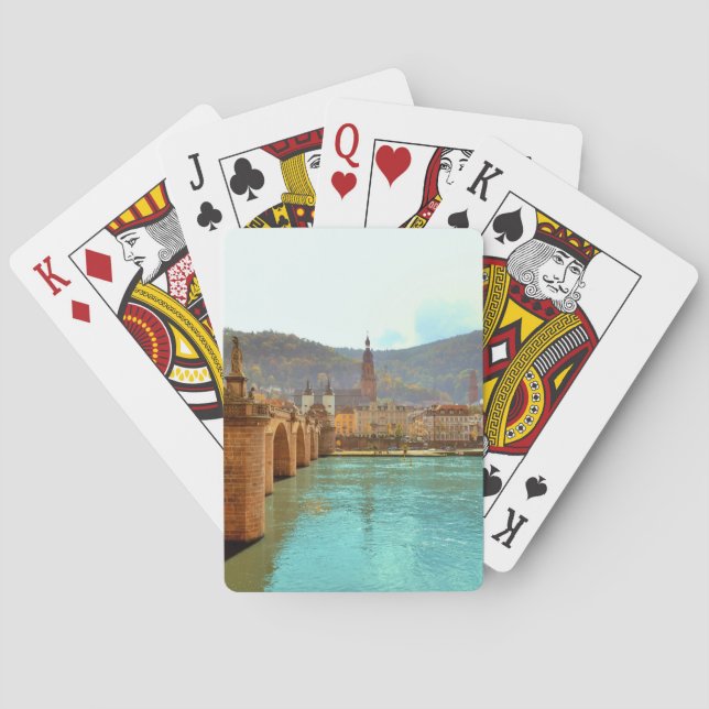 Jeu De Cartes Heidelberg, Allemagne (dos)