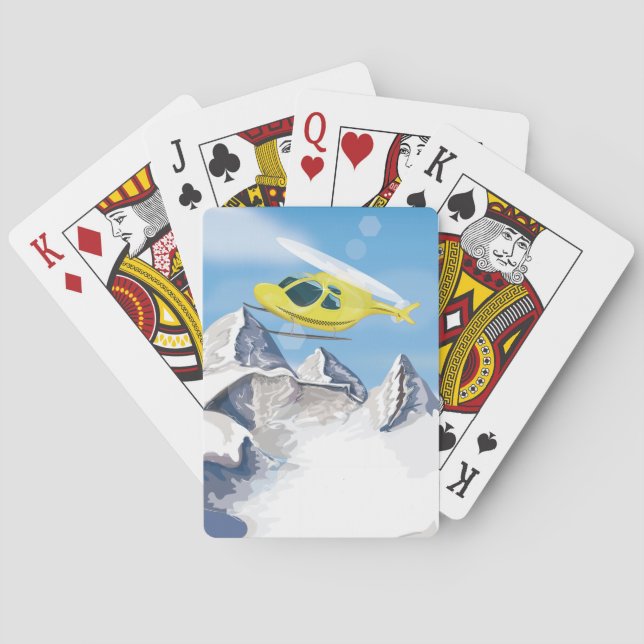 Jeu De Cartes Hélicoptère de sauvetage (dos)