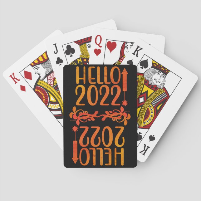 JEU DE CARTES HELLO 2022 (dos)