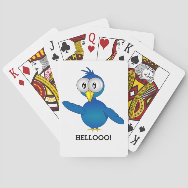 JEU DE CARTES HELLOOO ! OISEAU ! (dos)