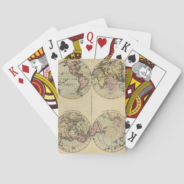 Jeu De Cartes Hemispheres. (dos)